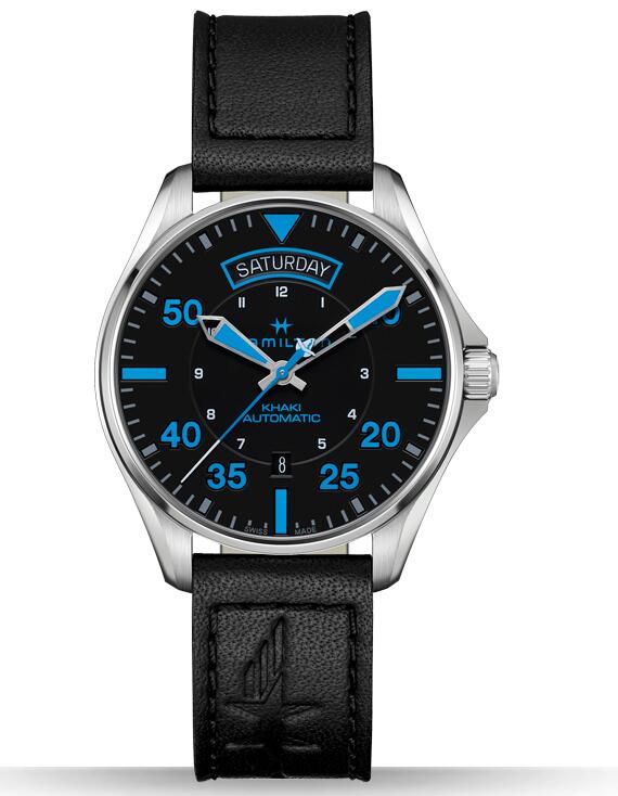 Hamilton Khaki Pilot Air Zermatt Day Date H64625731 mens watch